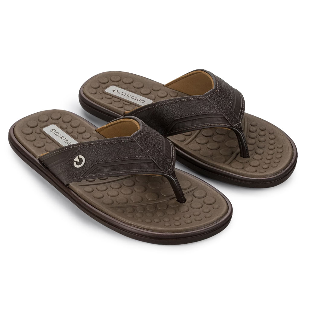 Grendene Chinelo CARTAGO VENETO III 12452-BG514 MarromMarrom Plastico -3-